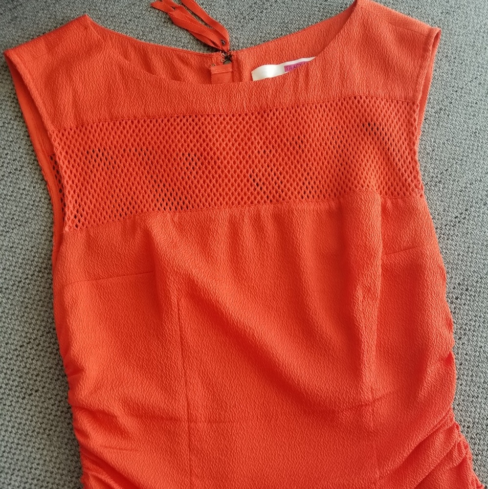 Orange Midi Dress